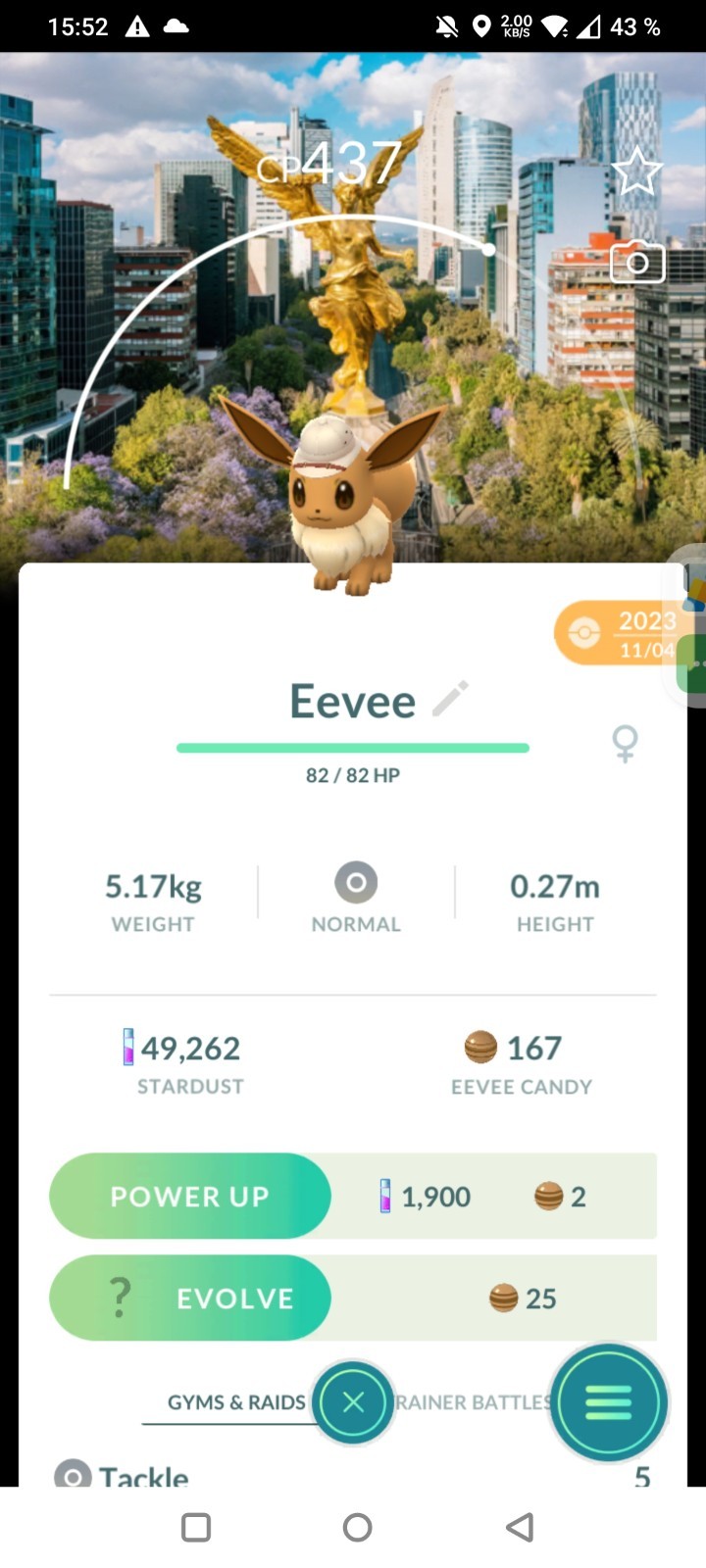 Eevee Explorer hat Mexico 2023 Safari ✨Pokemon Go✨