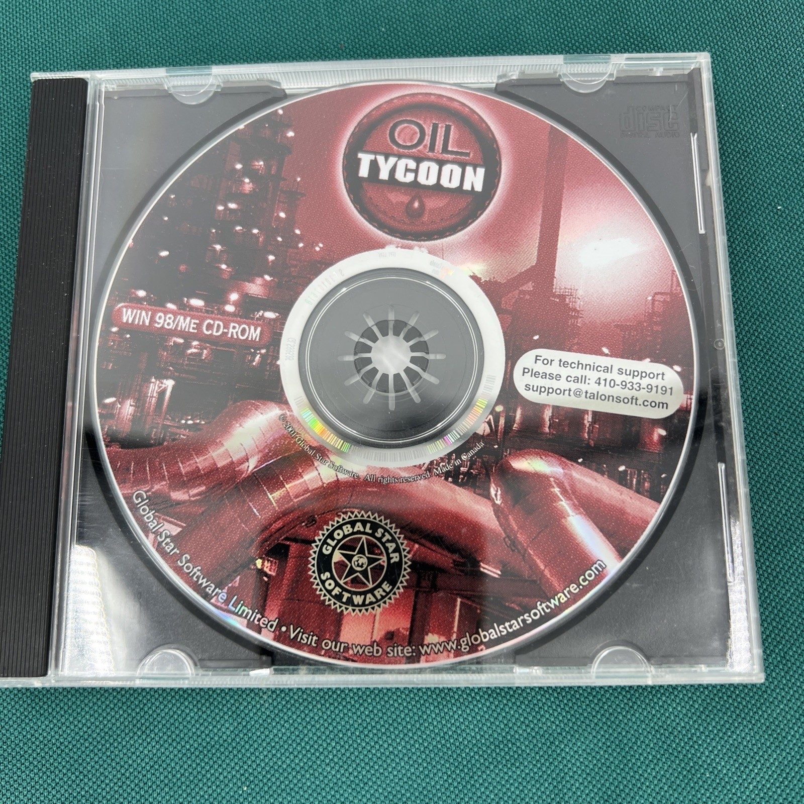 Oil Tycoon PC CD-ROM 2001 Computer Game By Global Star Software