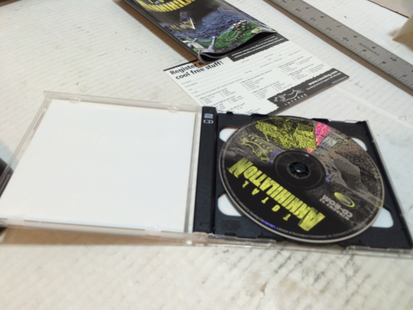 1997 Total Annihilation Big Box PC Computer Game Cavedog Windows 95