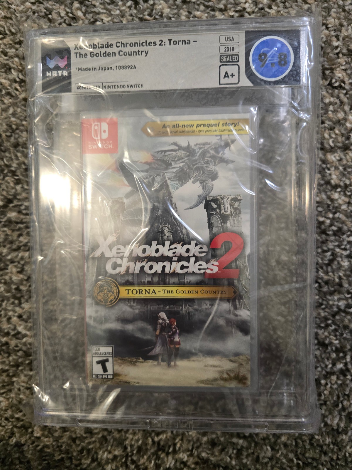 Xenoblade Chronicles 2: Torna Switch FIRST PRINT Wata=PSA 9.8 A+ Not VGA/CGC