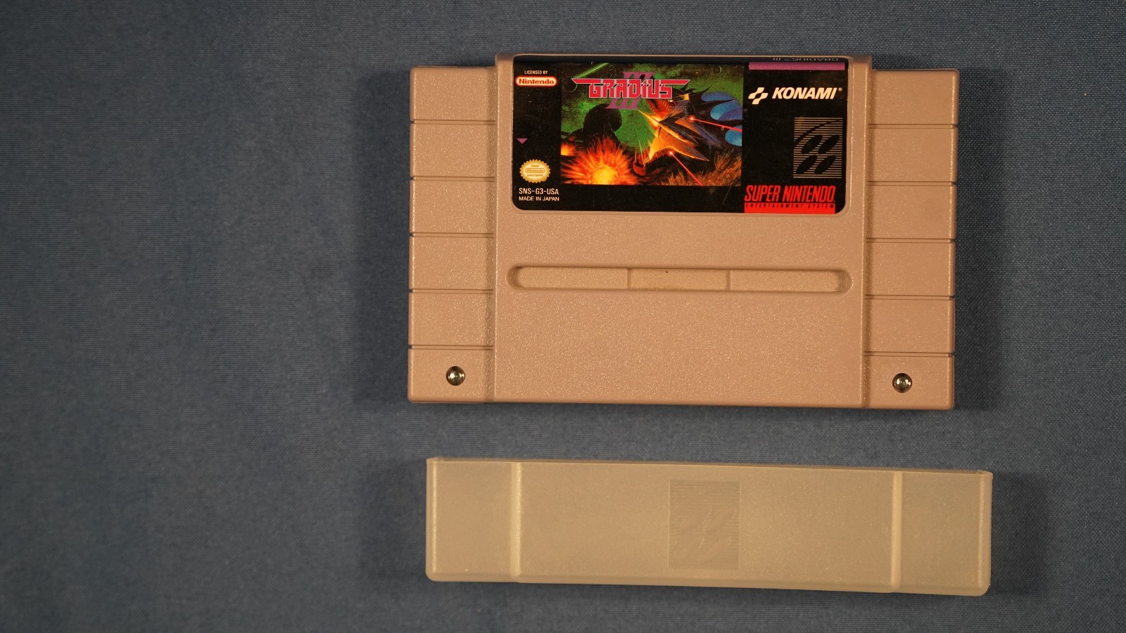 Gradius 3 / Three | SNES | CIB | Manual | Very Good | Cartridge : Tested Good