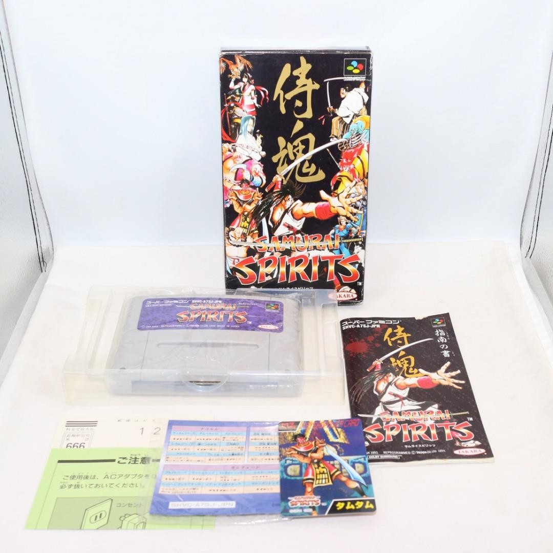 Samurai Spirits Super Famicom Japan CIB No Test NTSC-J SNK