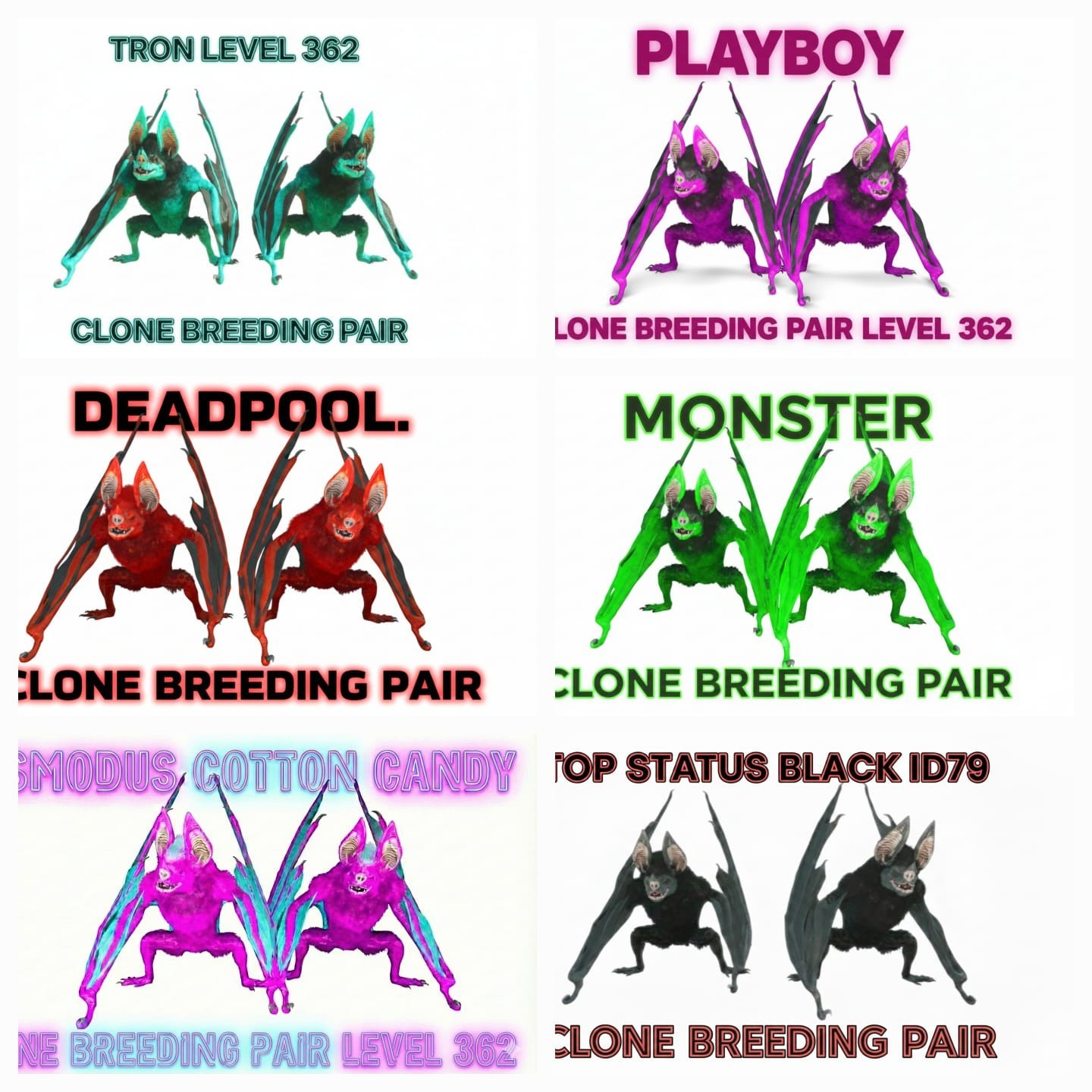Desmodus Top Status Lvl 362 Clone Breeding Pair Ark Asa Pve Official Crossplay