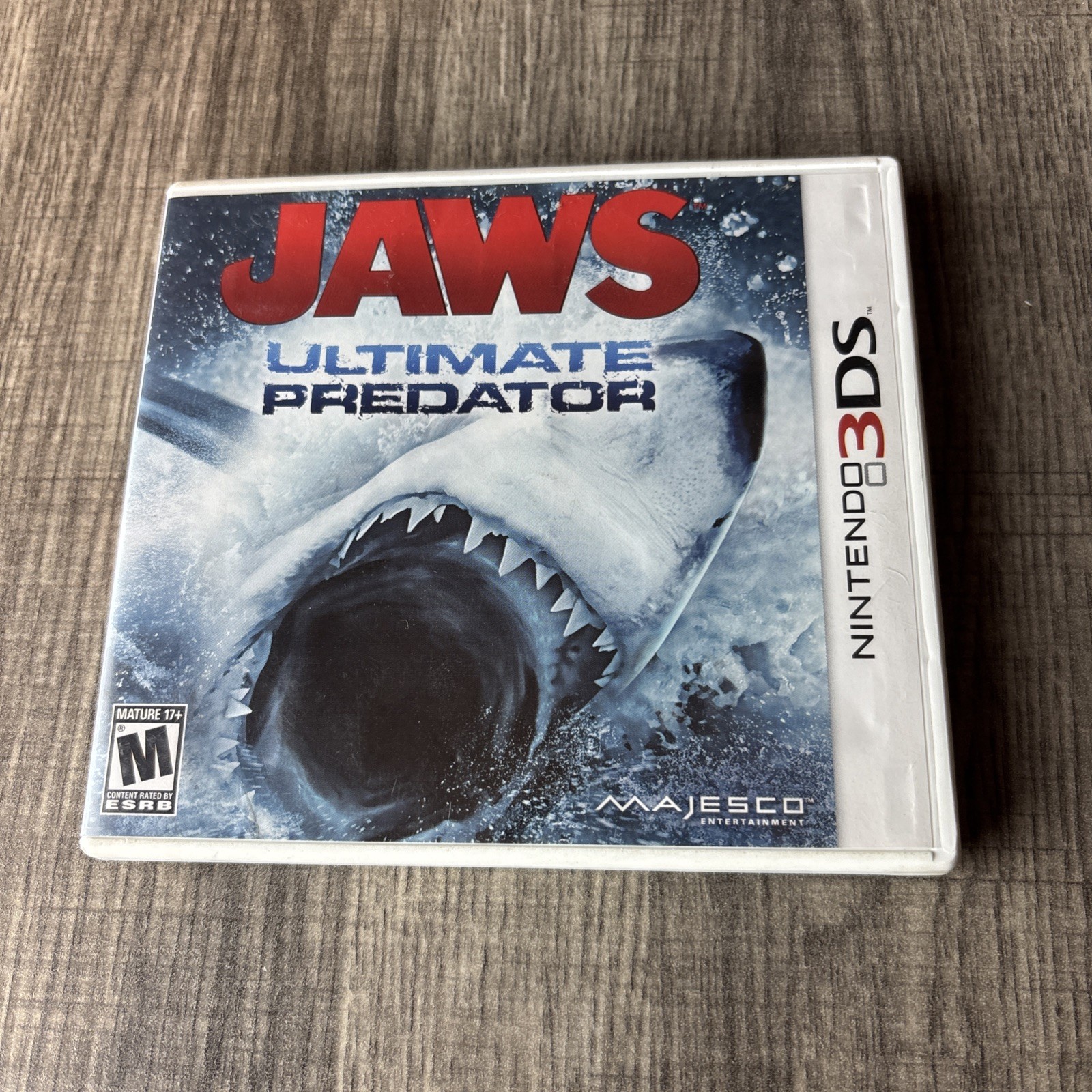 2011 Jaws Ultimate Predator Nintendo 3DS Video Game No Manual Tested Working