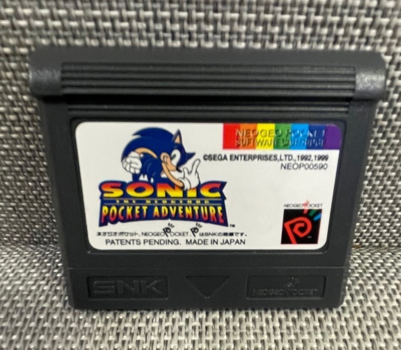 Sonic the Hedgehog Pocket Adventure SNK NEO GEO POCKET COLOR JAPAN AUTHENTIC