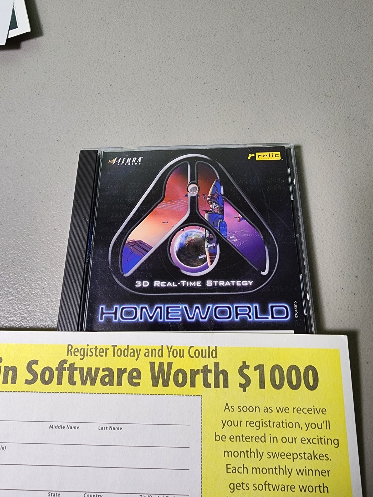 Homeworld (PC) | 1999 Sierra Studios 3D RTS | CIB Big Box