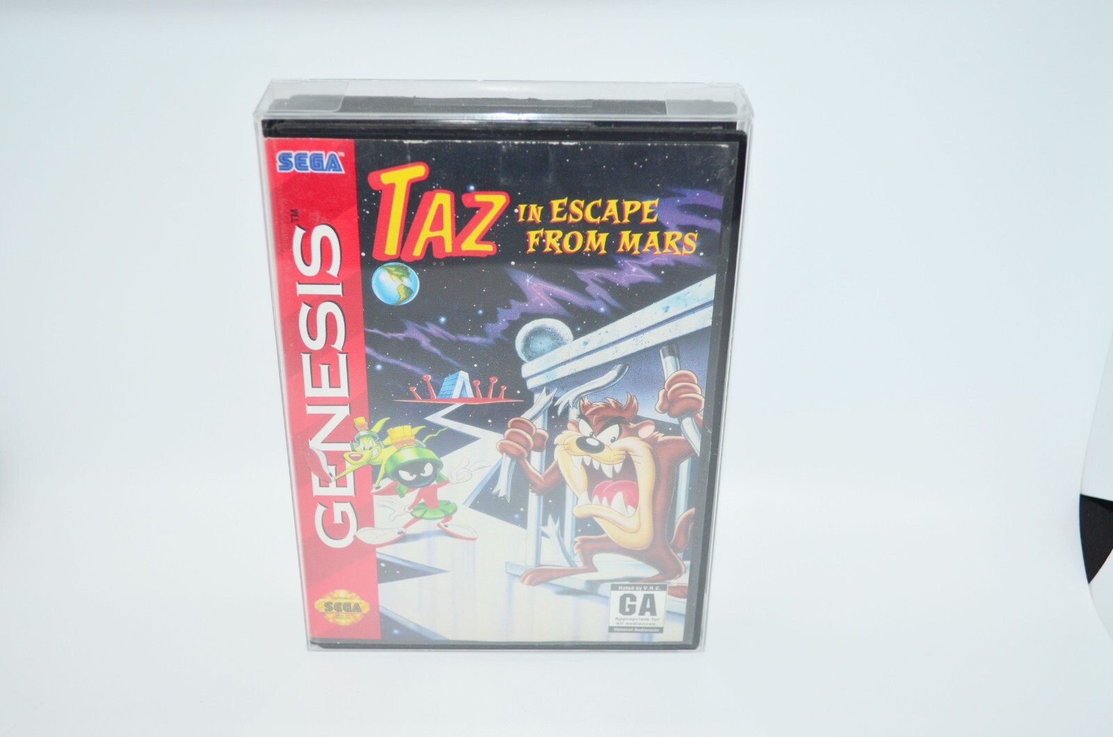 5 Plastic Protective Protectors Cases Sleeves Display Boxes For Sega Genesis