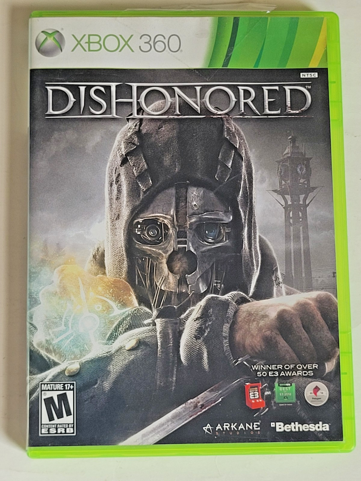 Dishonored (Microsoft Xbox 360, 2012) Complete w/ Manual – Tested Working