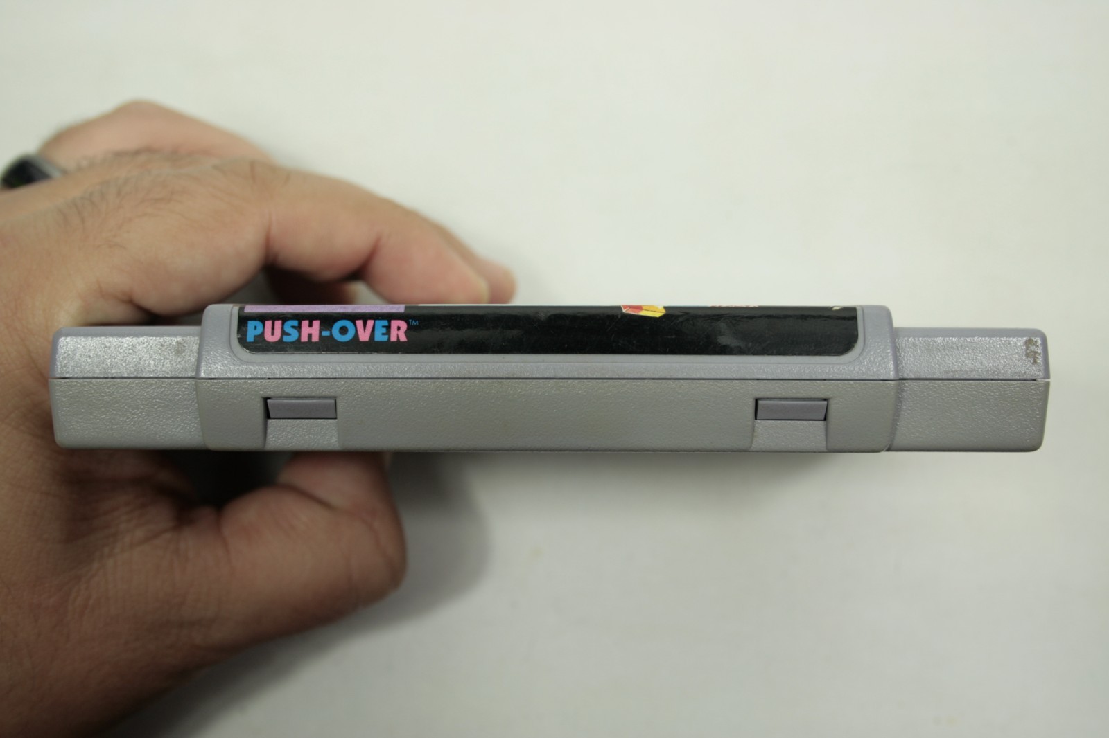 PushOver SNES Authentic Game Super Nintendo Entertainment System 1991 SHIPS FAST