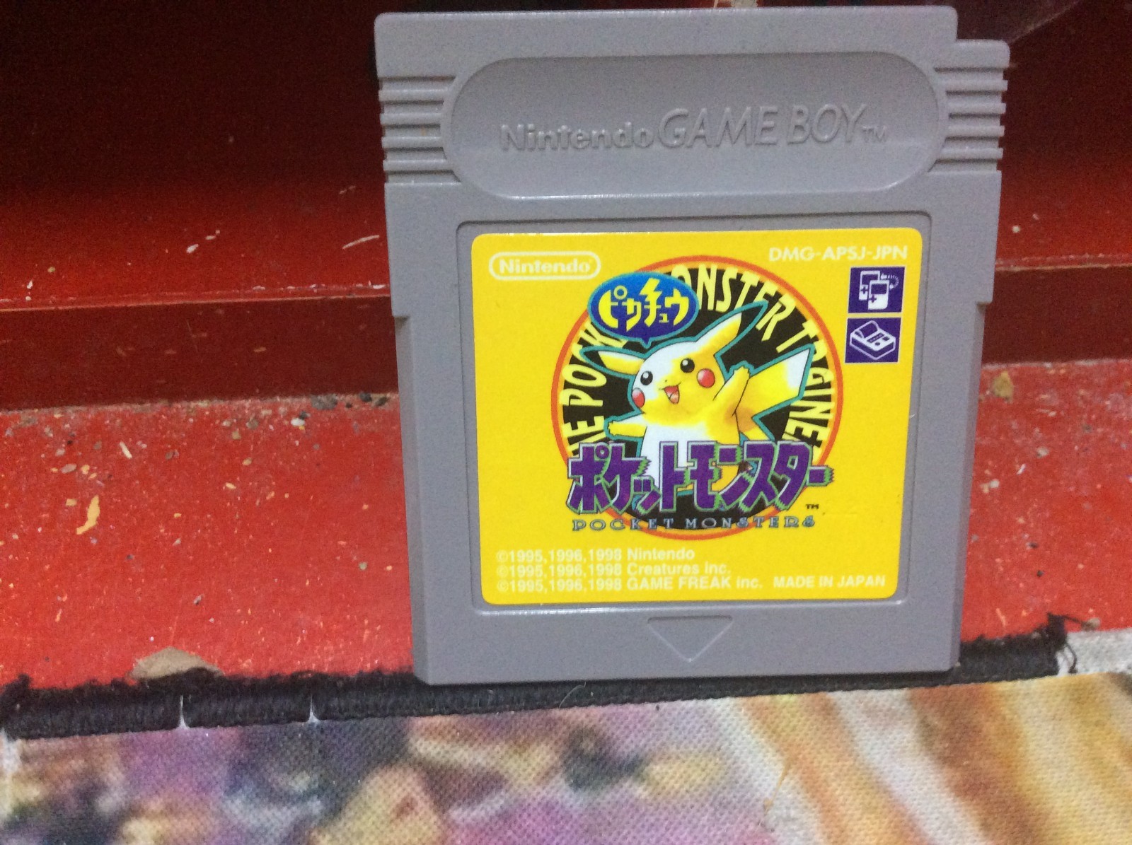 Japanese edition Pocket Monsters Yellow Pokémon Yellow For Nintendo Gameboy