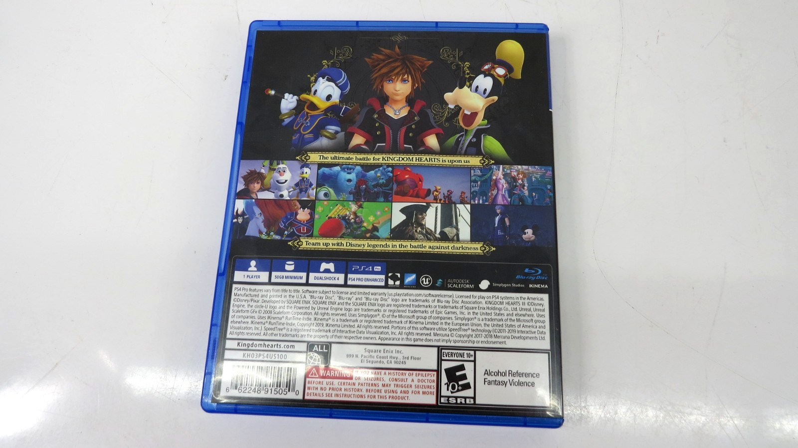 Sony PlayStation 4 Kingdom Hearts All-In-One Package Game