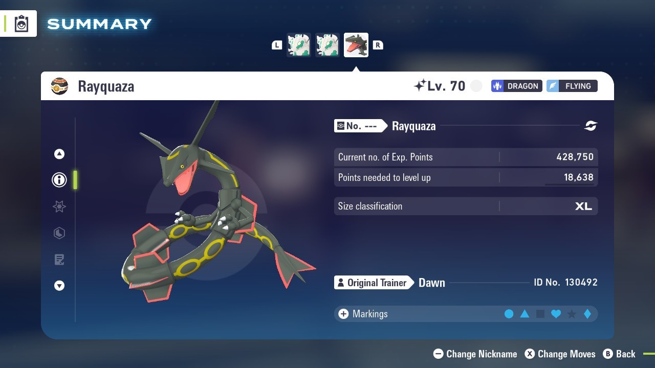 ✨ Shiny Rayquaza 🟢 Pokemon Legends ZA ⚫ HOME New Releases🟢 XL size