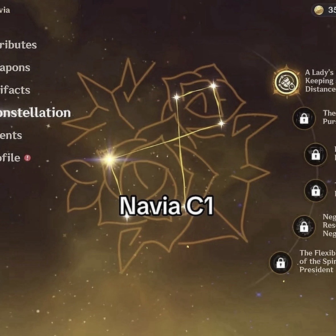 59 AR NA Genshin Impact – Furina C2 – Navia C1 – ‼️TEXT BEFORE BUYING‼️