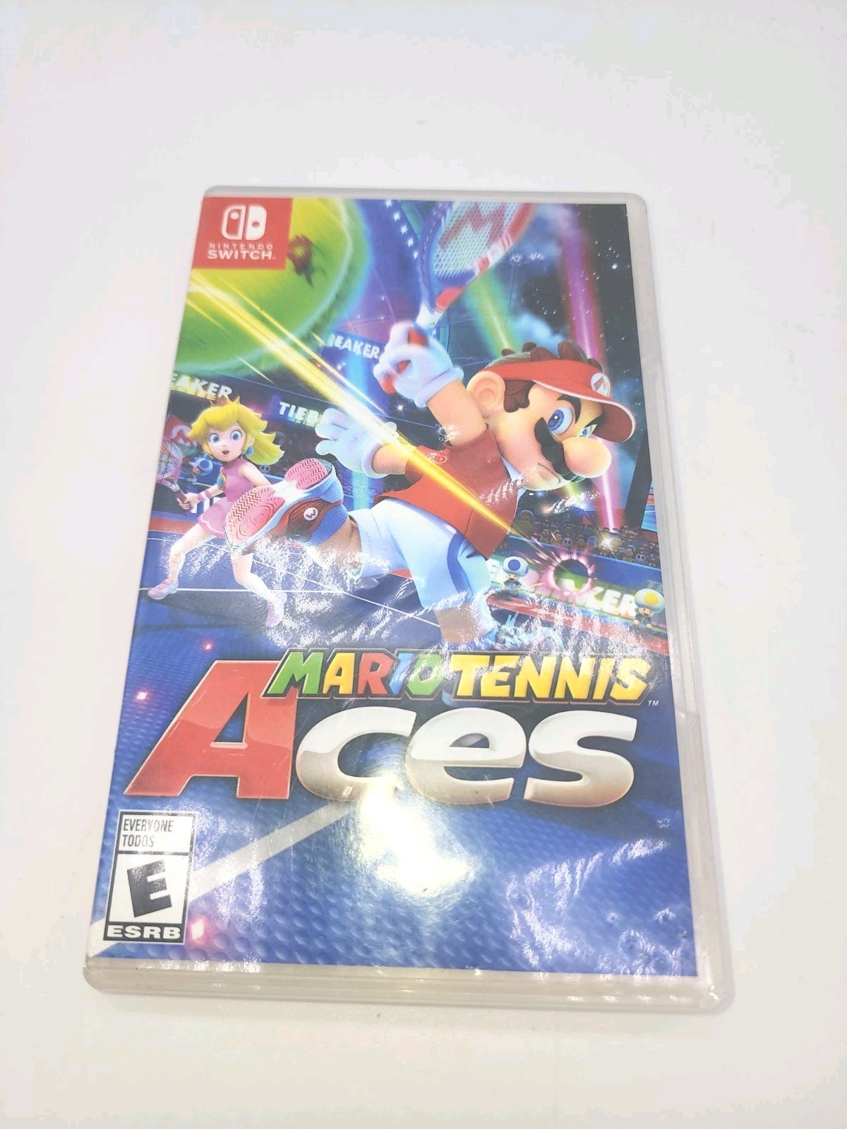Case with Artwork ONLY: Mario Tennis Aces Nintendo Switch NO GAME Included