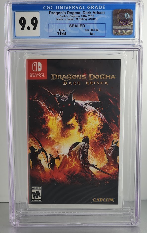 Dragon’s Dogma Dark Arisen – Nintendo Switch – Graded CGC 9.9 A++ SEALED
