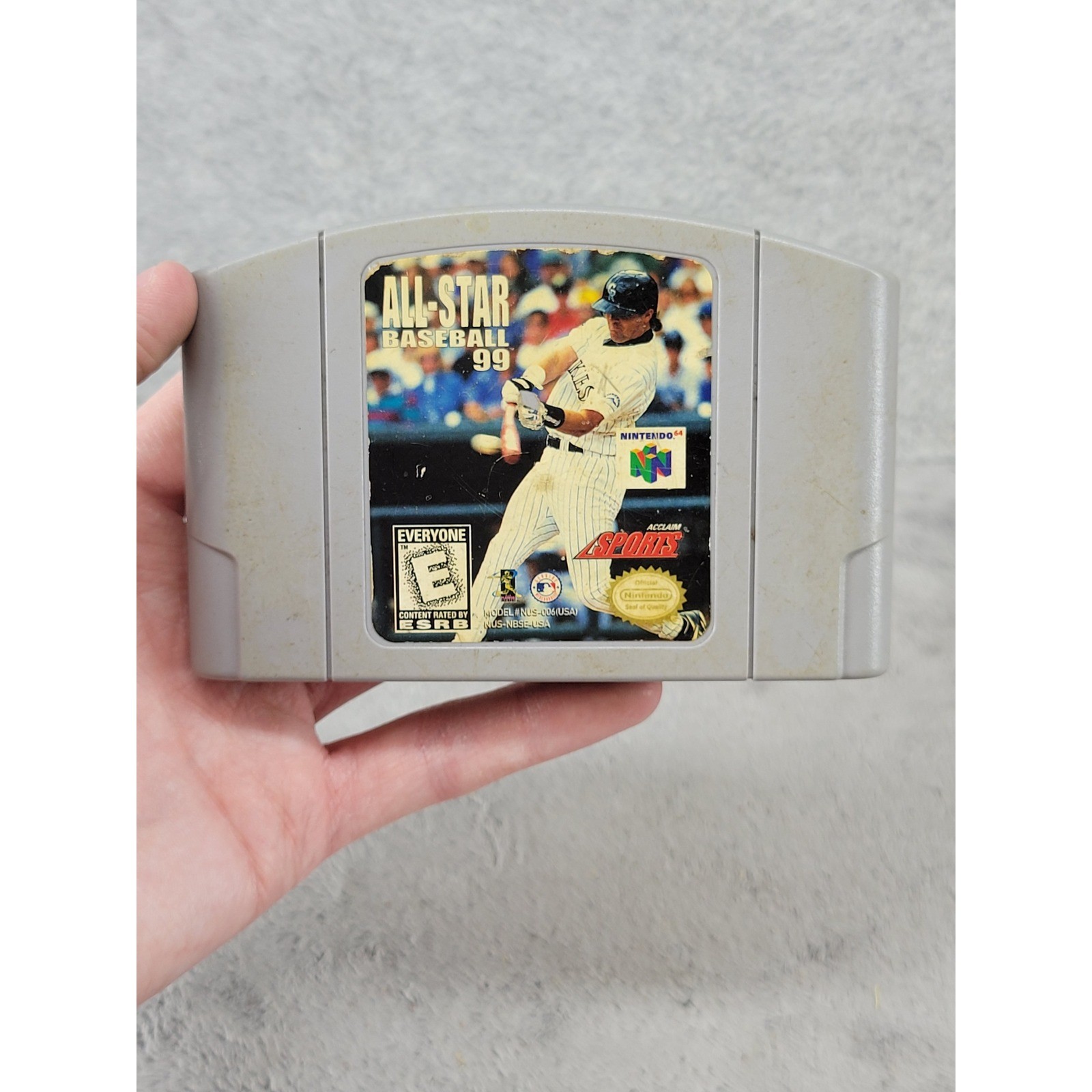 All-Star Baseball 99 Nintendo 64 N64 Game Cartridge NUS-NBSE-USA Acclaim Sports