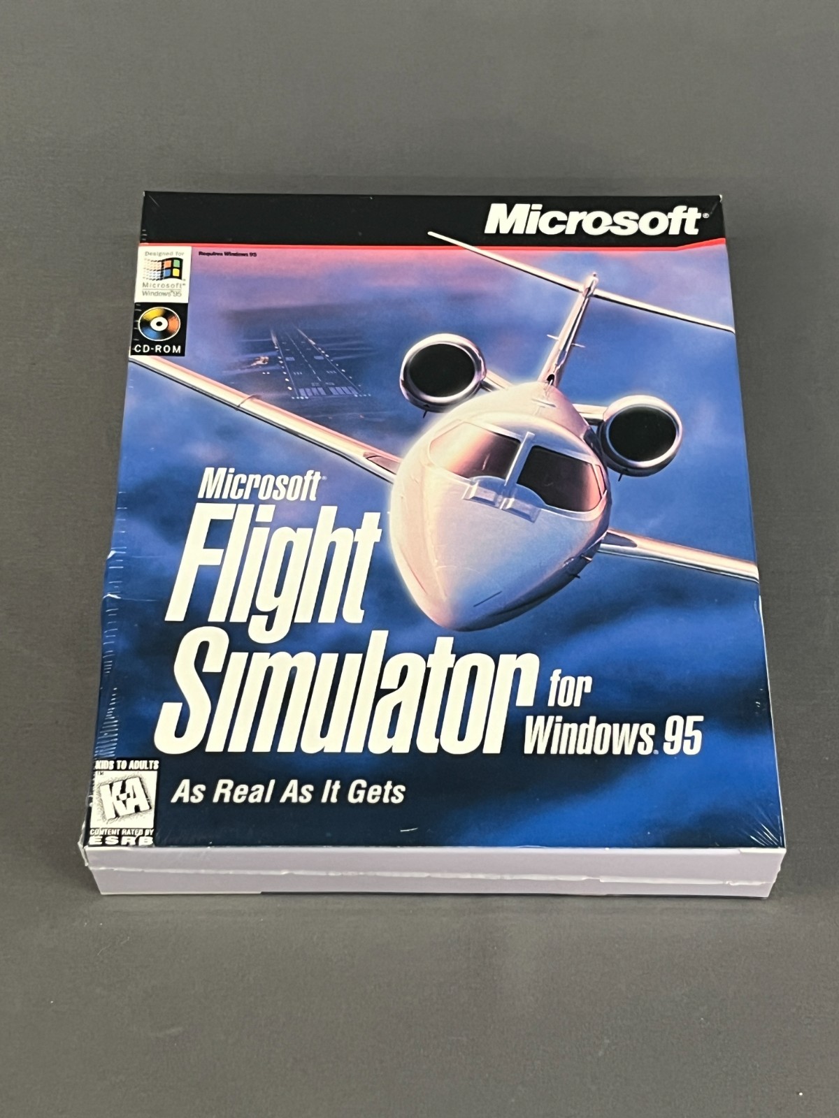 New/NOS Microsoft FLIGHT SIMULATOR 6.0 for Windows 95 PC Factory Sealed