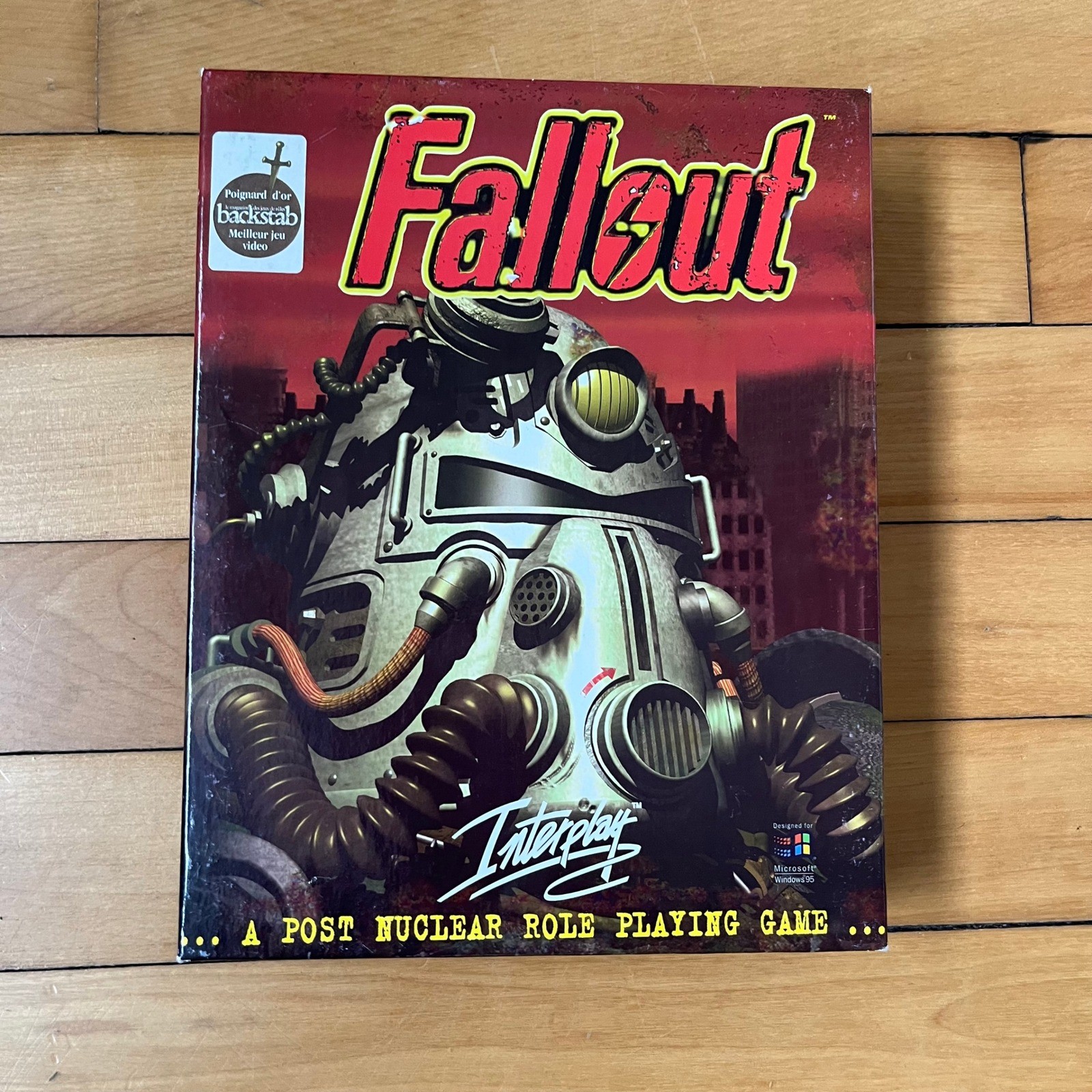 Fallout 1 PC Big Box French Edition English Game Interplay 1997 Vintage