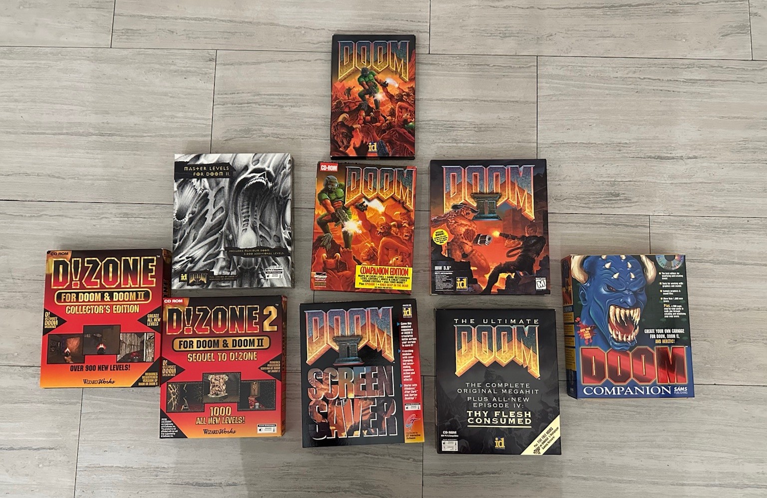 DOOM Big Box Collection Registered v1.2 Master Levels D!Zone Companion Star Wars