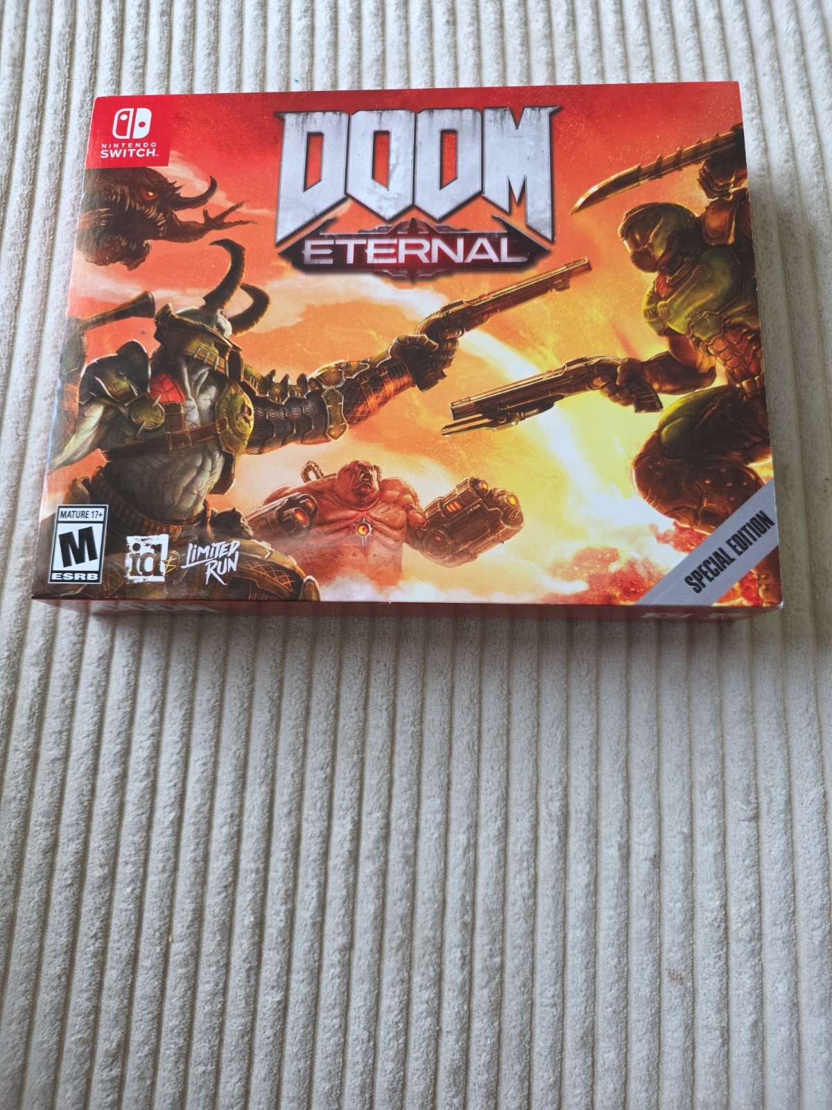 Doom Eternal Special Edition Nintendo Switch LRG Limited Run Games CIB