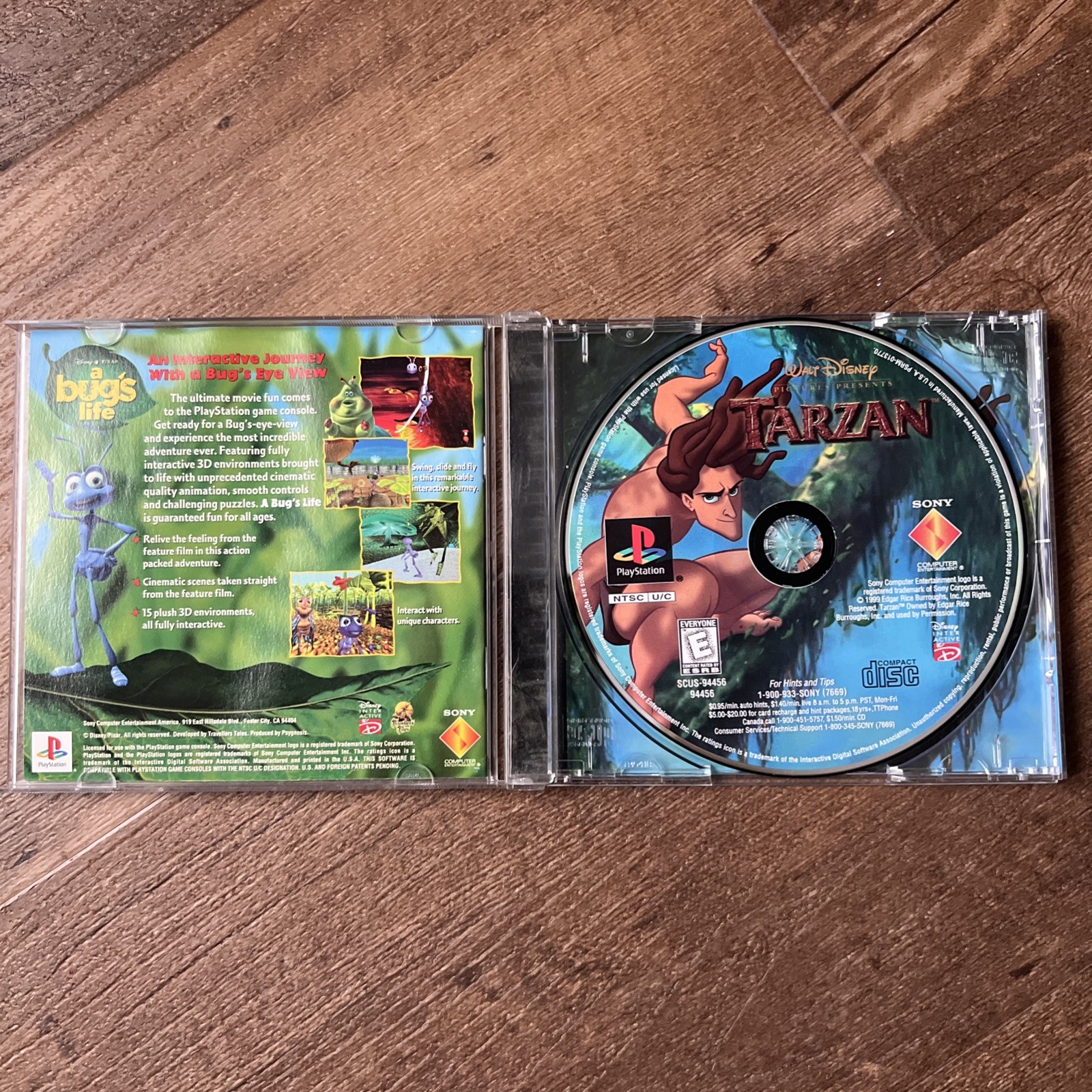 Disney’s Tarzan PS1 (PlayStation 1, 1999) CIB Tested