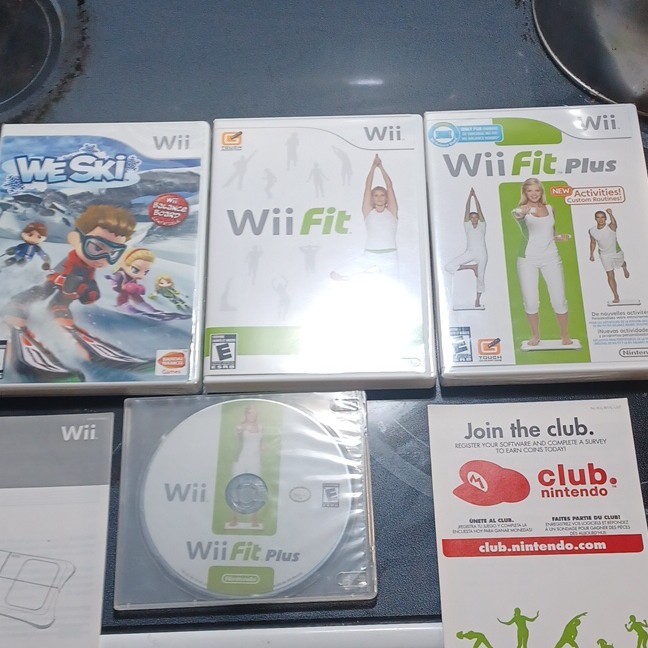 Nintendo Wii Fitness Bundle | Wii Fit, Wii Ski, Wii Fit Plus X2