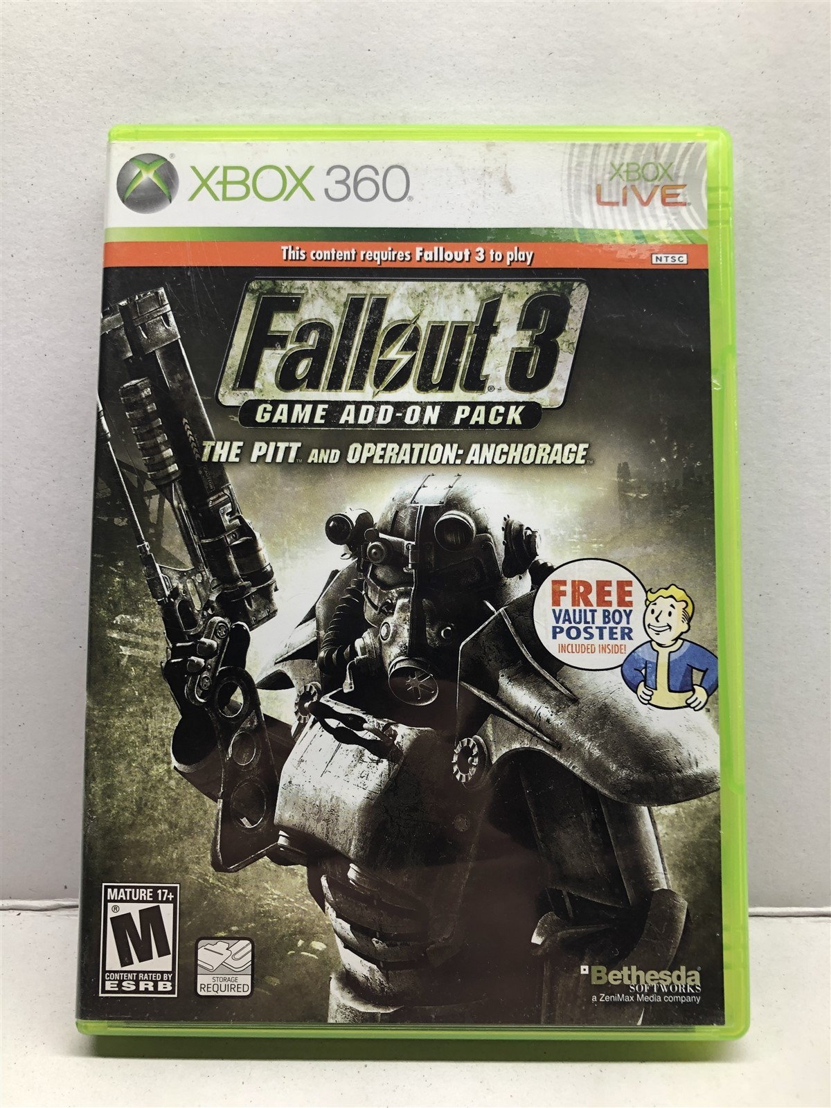 Fallout 3 Game Add-On Pack The Pitt and Operation: Anchorage (360, 2009) Tested