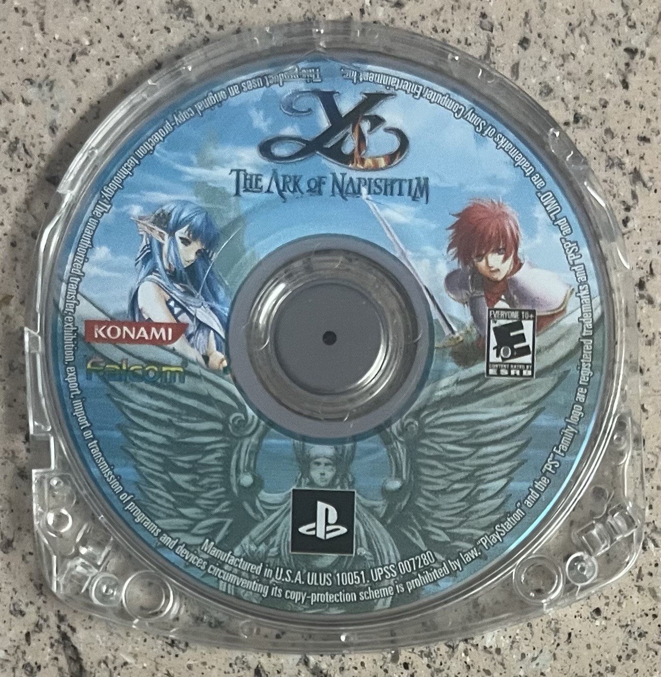 PSP Ys: The Ark of Napishtism, Sony PlayStation Portable, 2006 *Tested*