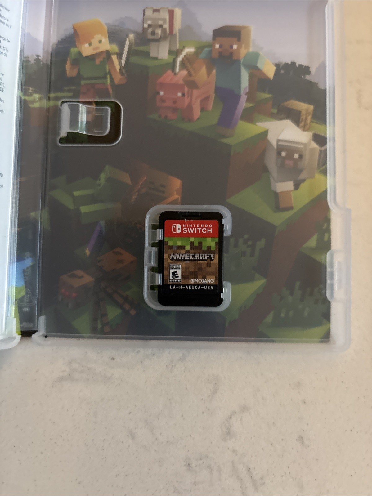 Minecraft Nintendo Switch Complete CIB Authentic Tested Game Cartridge