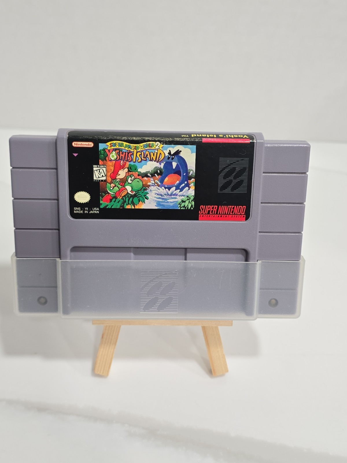Super Mario World 2: Yoshi’s Island Super Nintendo SNES w/ Dust Cover AUTHENTIC