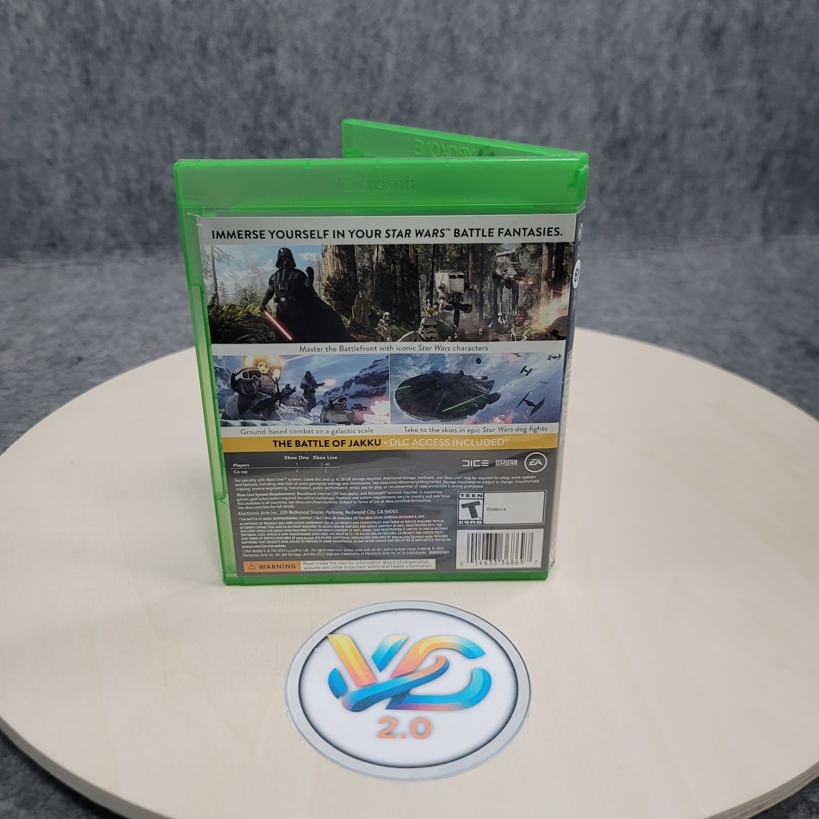 Xbox One Star Wars Battlefront Standard Edition NTSC Physical Disc Case