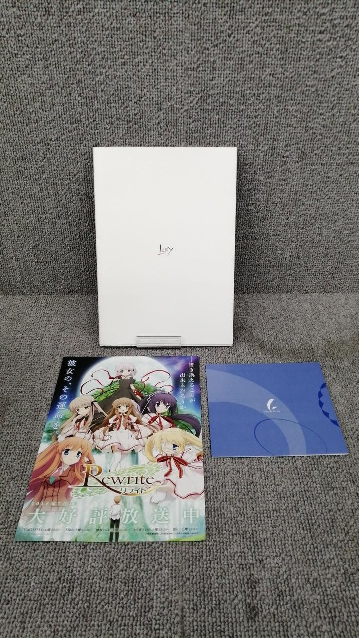 Rewrite+ PC Game Soft with Bonus CD & Unopened Card, Used Condition