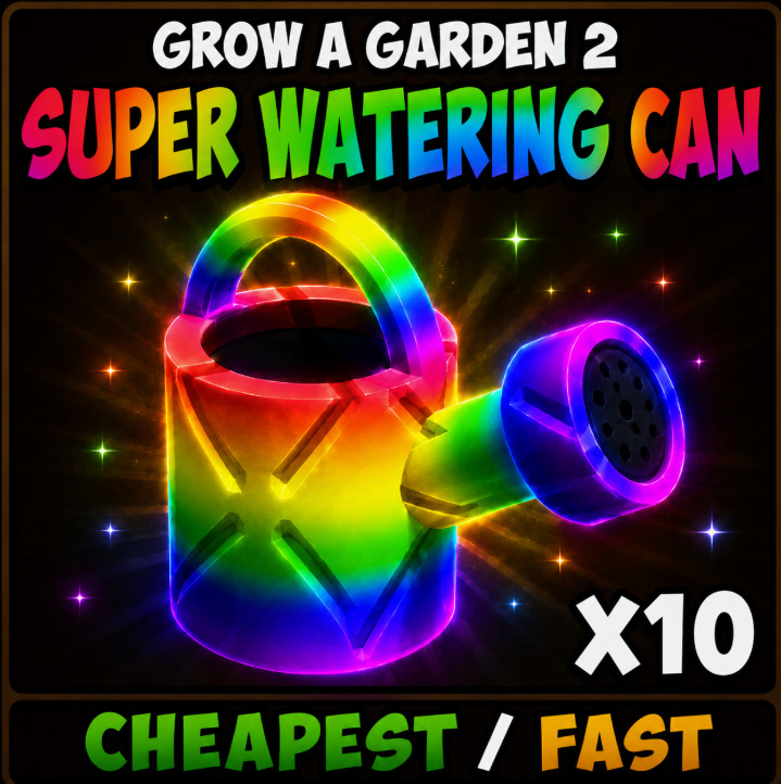 🍃Grow a Garden 2🍃Super Watering Can 10x🍃Cheapest/Fastest🍃GAG 2/Over-powered