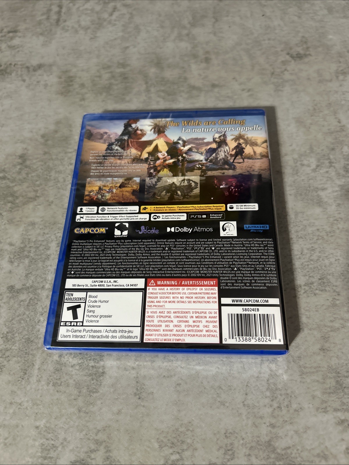 Monster Hunter Wilds Standard Edition – Sony PlayStation 5 PS5 Brand New Sealed