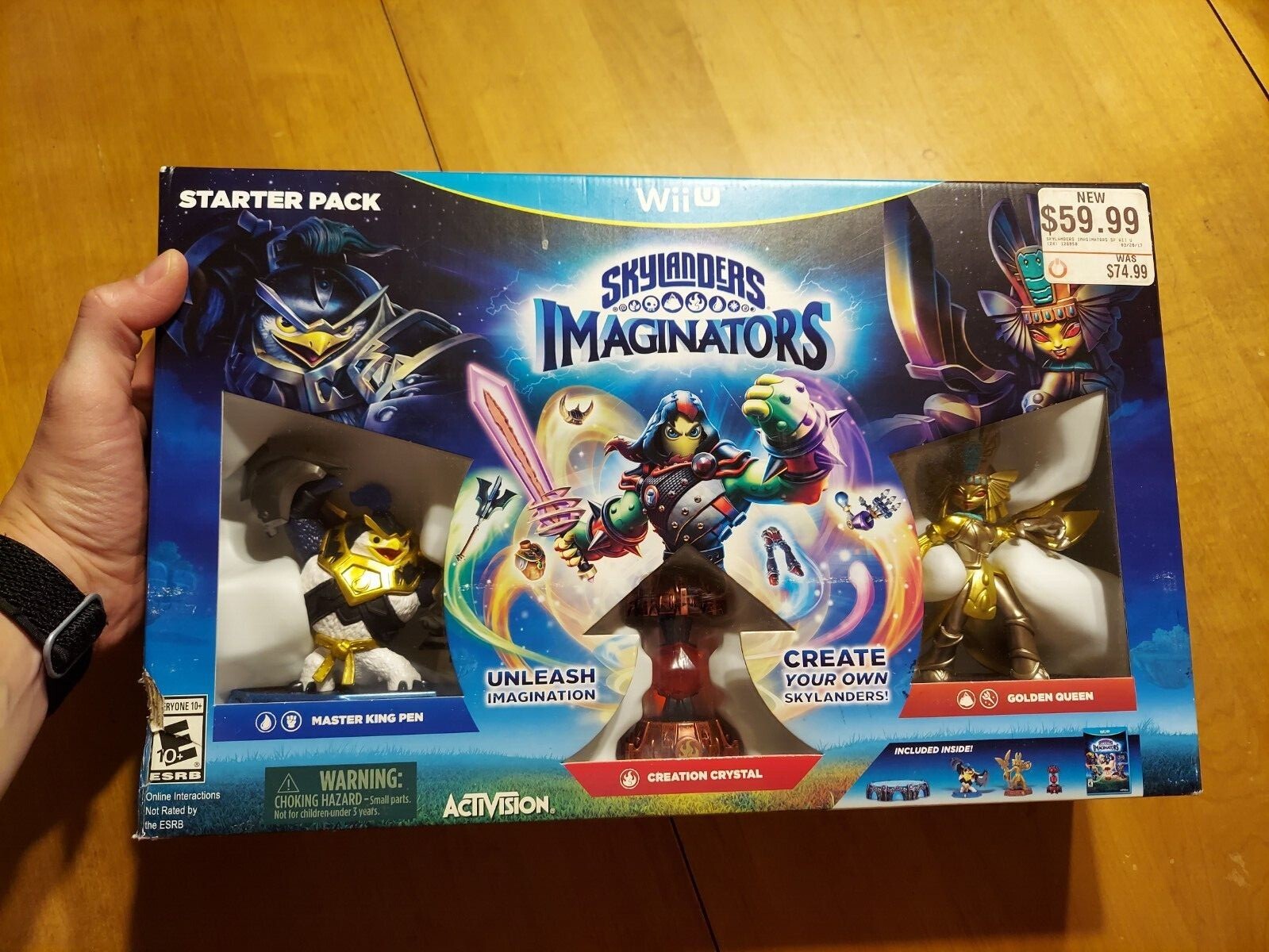 Wii U Skylanders Imaginators Starter Pack Activision BOX DAMAGED READ