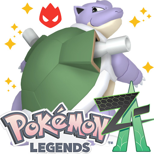 Shiny Alpha Blastoise – Pokémon Legends ZA (6IV, EV Trained, Battle-Ready)