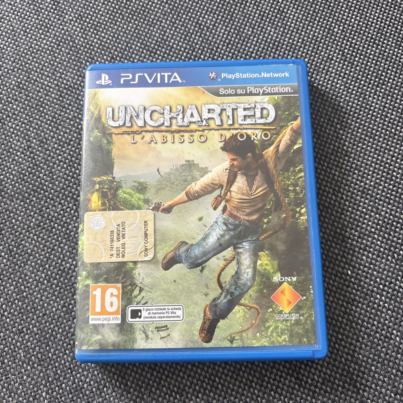 Uncharted Golden Abyss Ps Vita Artwork And Case ONLY NO GAME INCLUDED