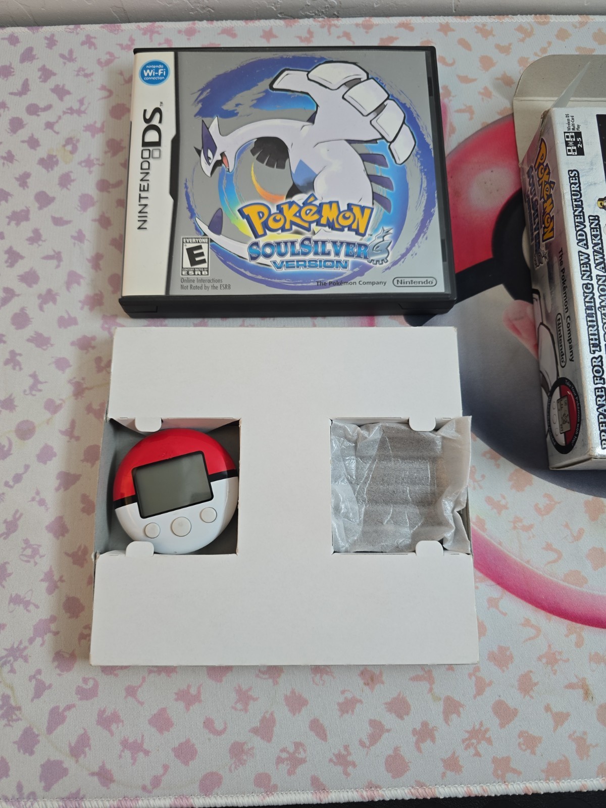Pokemon SoulSilver CIB + Inserts + Pokewalker (Nintendo DS) Authentic