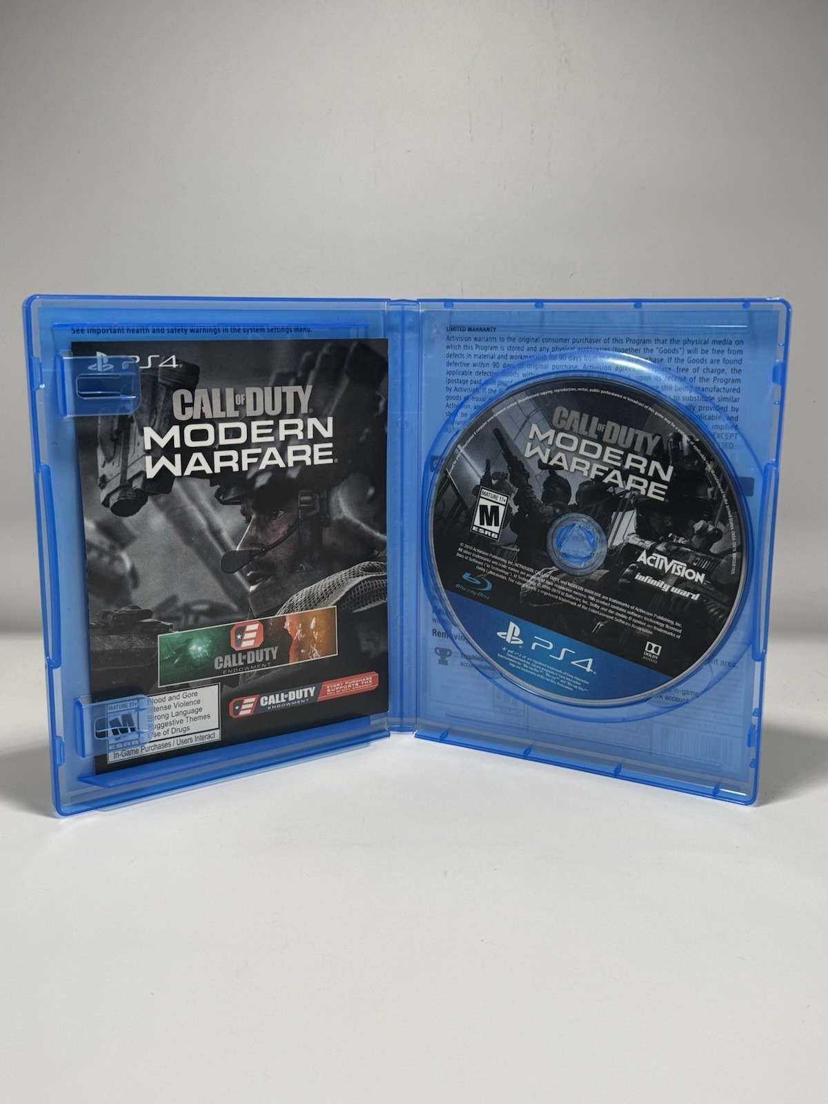 Call of Duty: Modern Warfare Sony PlayStation 4 PS4 Video Game A10