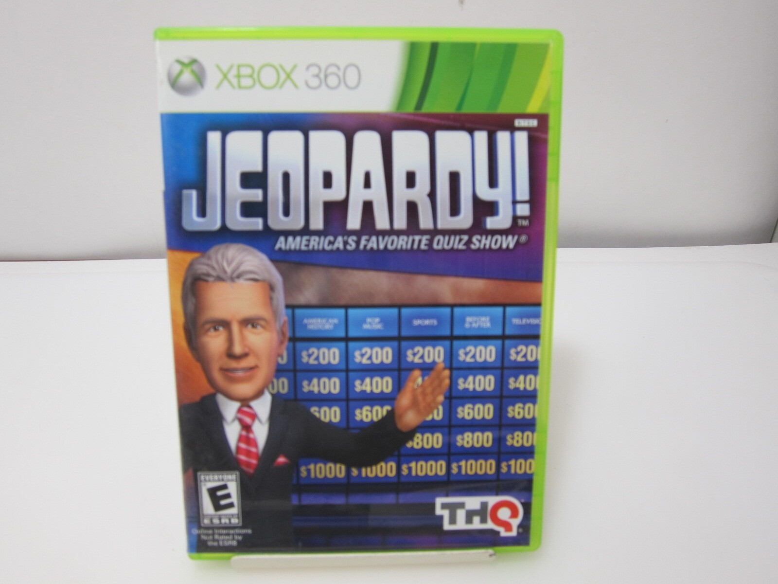 Jeopardy (Microsoft Xbox 360, 2012) Complete CIB w/Manual – CLEAN DISC VGC!