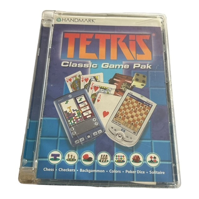 2004 Handmark Cib Tetris Classic Game Pak Palm OS Window 98 PDA Mobile Pocket PC