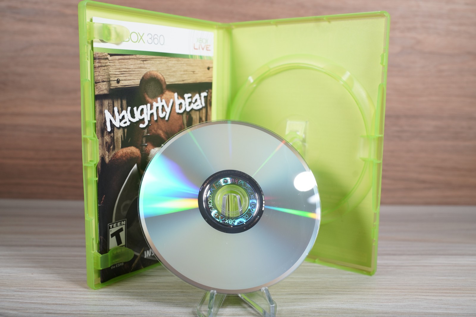 Microsoft Xbox 360 Naughty Bear – Complete CIB CLEAN!