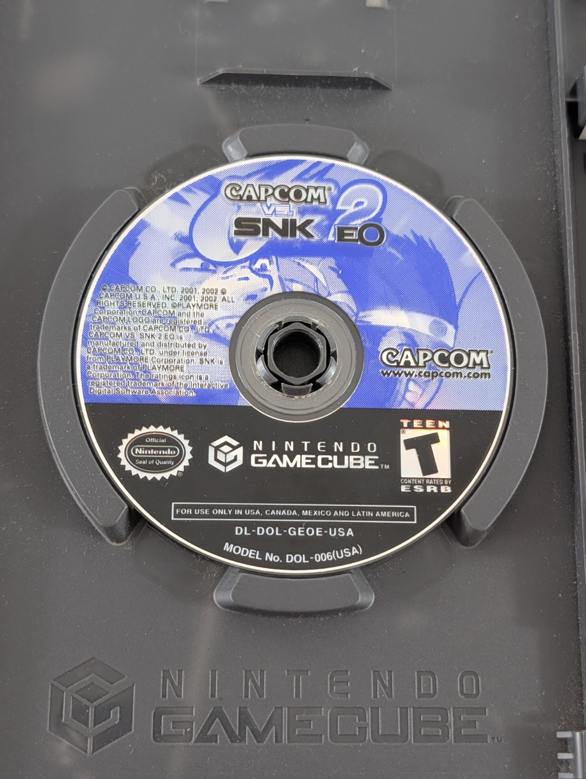 Capcom vs SNK 2 EO (Nintendo GameCube, 2002) Disc Only – Tested