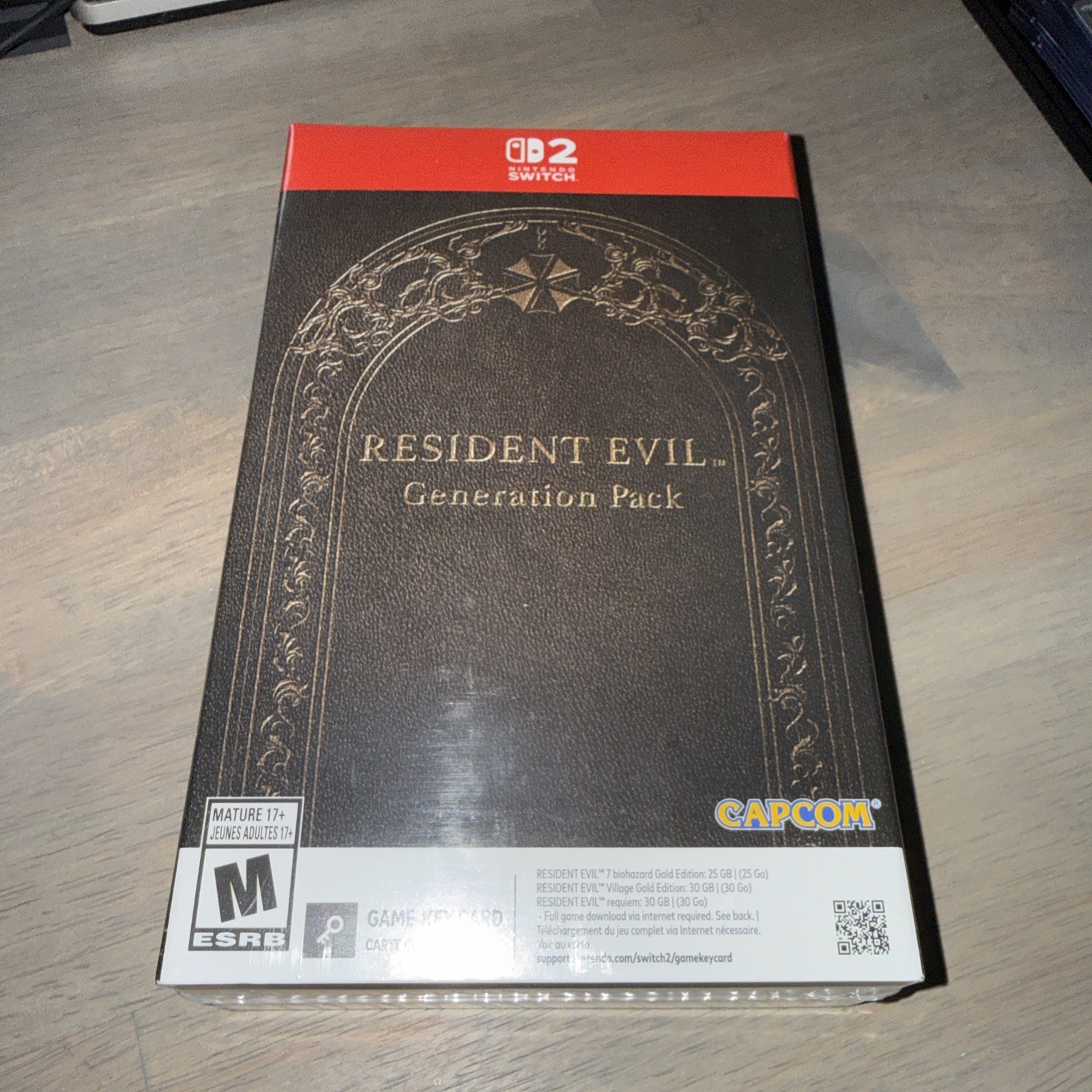 RESIDENT EVIL 7-8-9 GENERATION PACK NEW SEALED 2025 Authentic Nintendo Switch 2