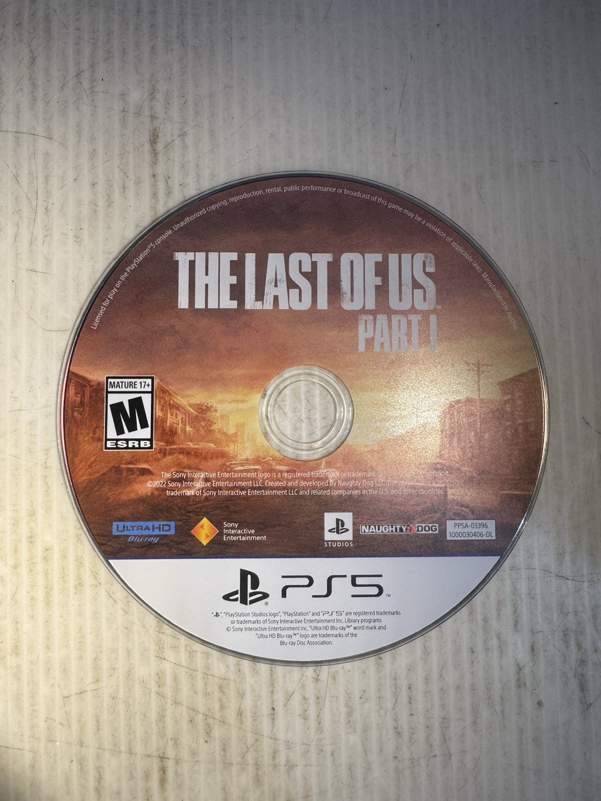 The Last of Us Part I (Sony PlayStation 5 PS5, 2022) Disc Only
