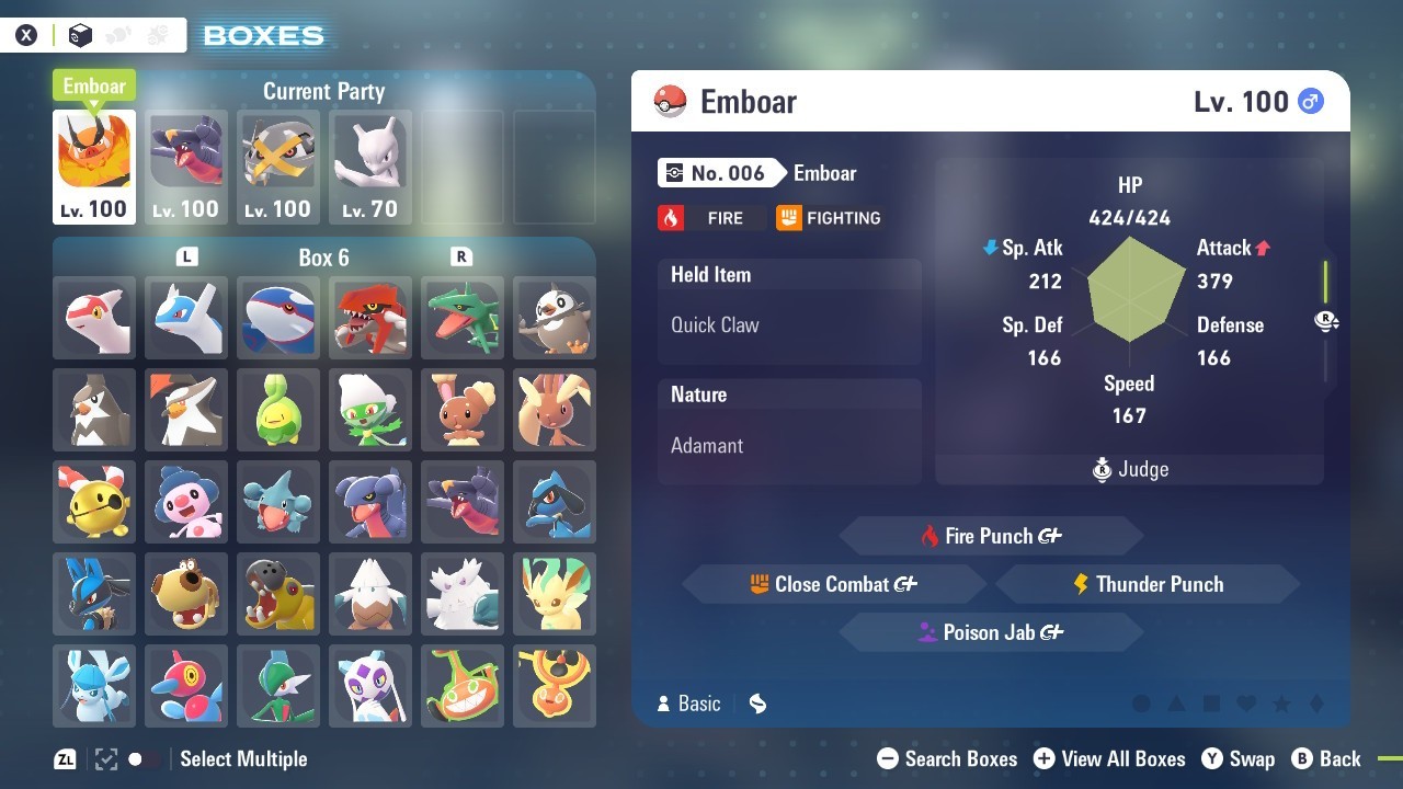 Complete Legends ZA Pokedex + Mega Dimension DLC Dex