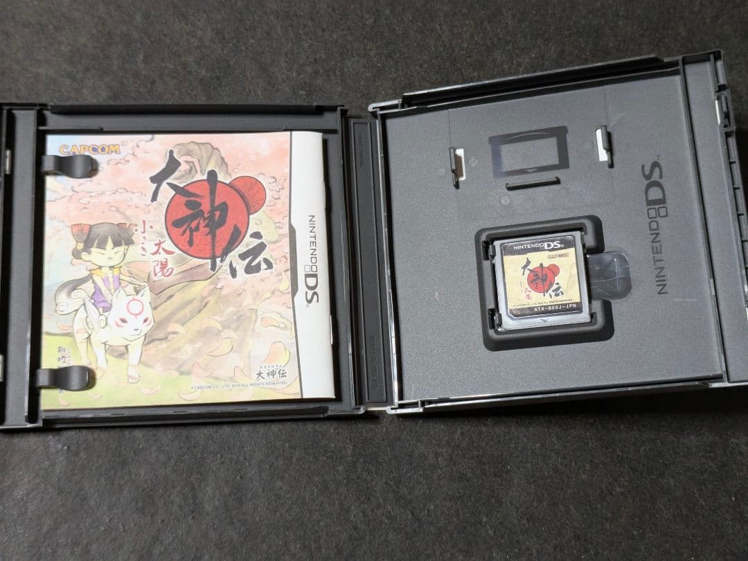 Capcom Okamiden Nintendo DS Game The Little Sun Official Release Authentic