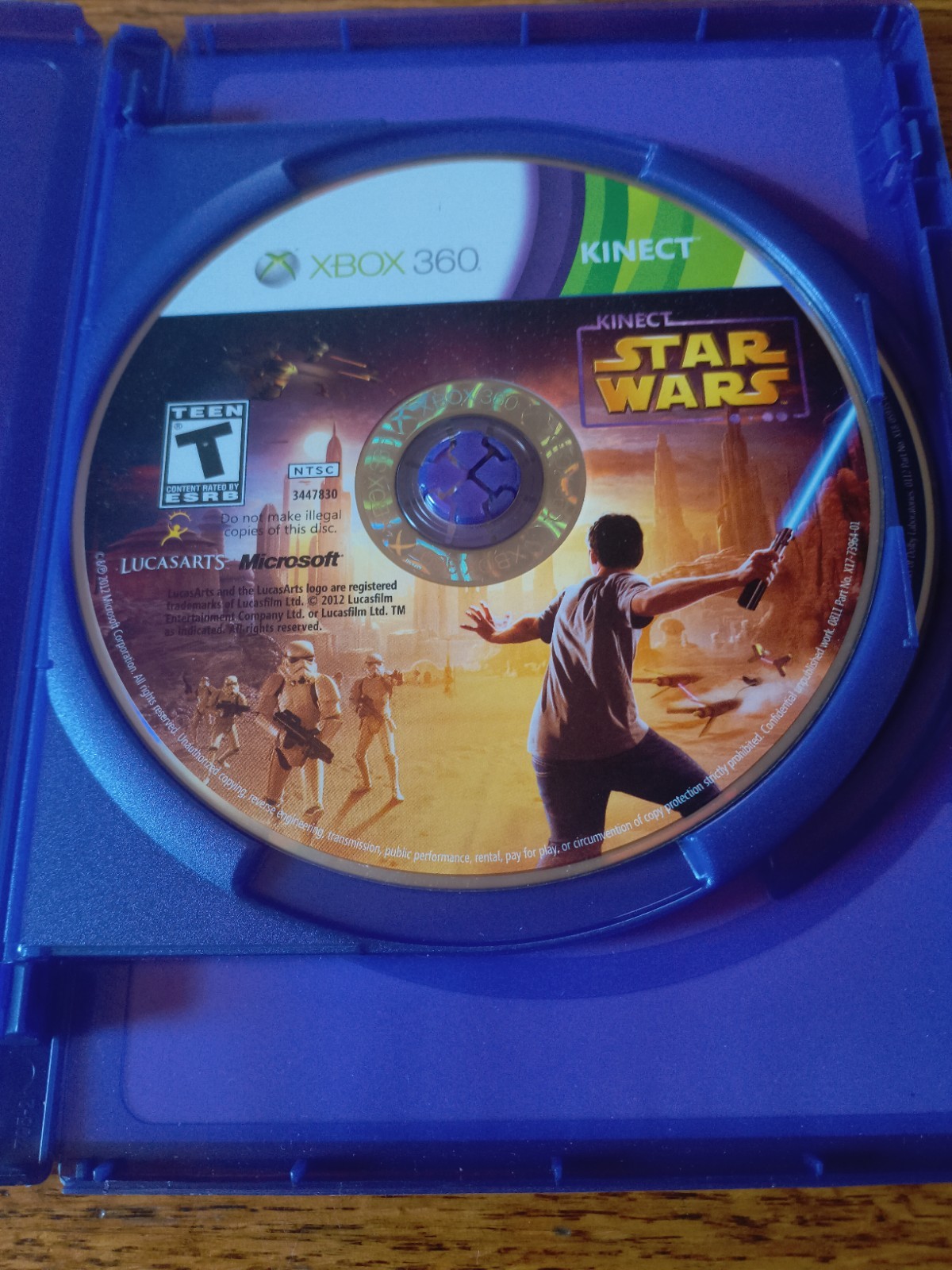 Kinect Star Wars (Xbox 360, 2012) Complete CIB Purple Case FAST SHIP