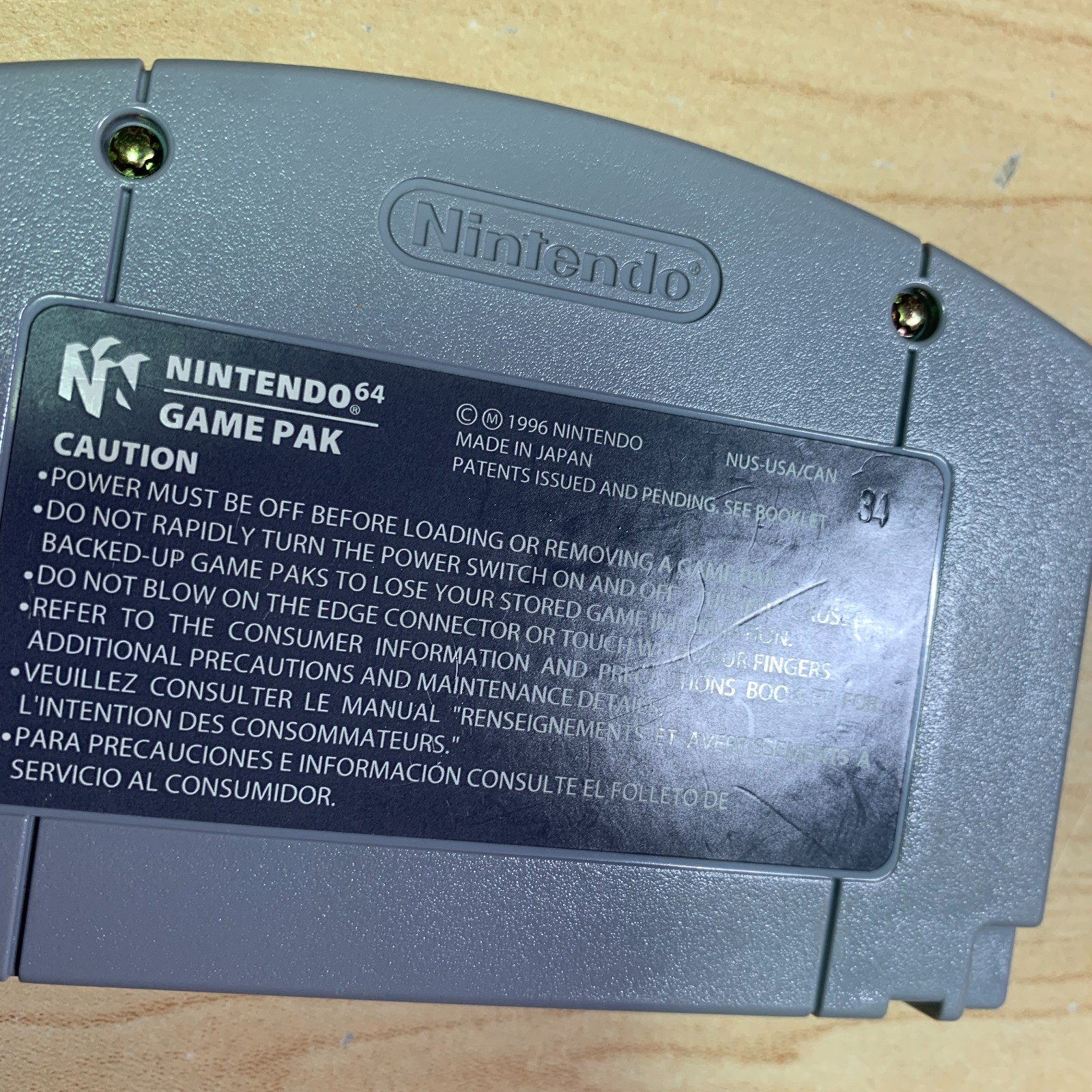 Super Mario 64 N64 Authentic OEM Tested Minty Clean Working Cart Nintendo