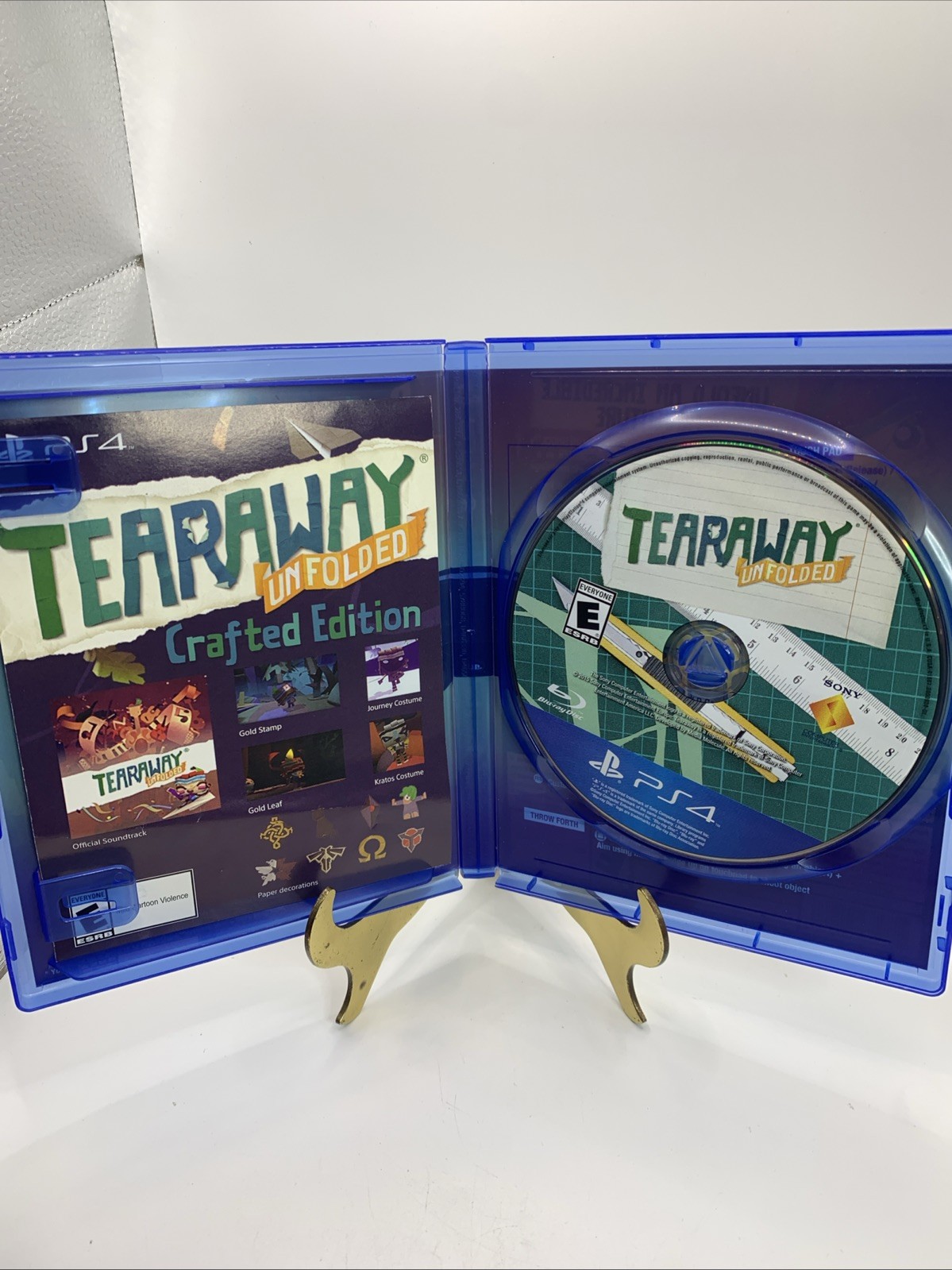 Tearaway Unfolded: Crafted Edition (Sony PlayStation 4, 2015) Disc Mint See Pics